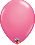 Rose Latex Balloon (Helium/Air Filled) - 11 Inches