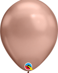 Chrome® Rose Gold Latex Balloon (Helium/Air Filled) - 11 Inches