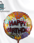 Happy Birthday Red Round Balloon