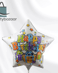 Big Dots Happy Birthday Stars Balloon