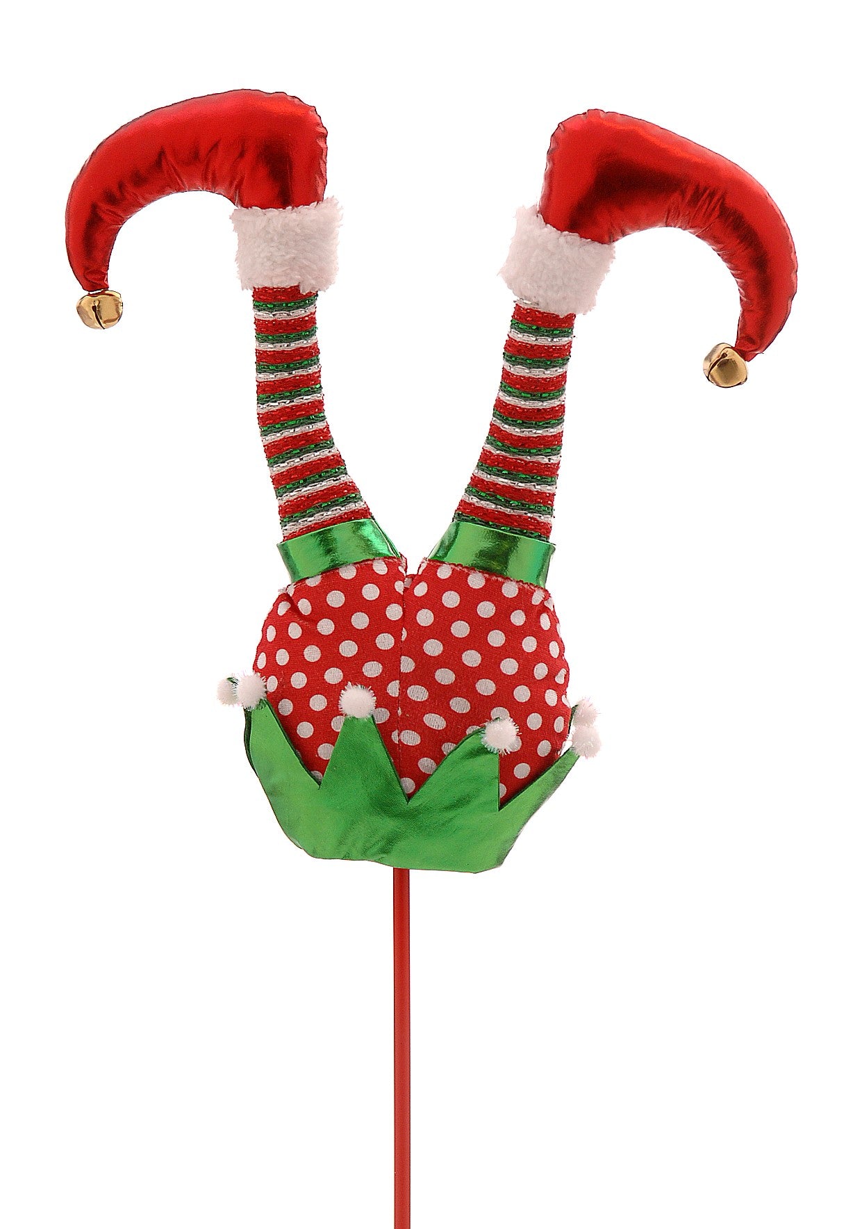 Premium Xmas 81 cm Fabric Elfs Pant Pick- 1Pc