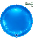 Round Blue (Helium)- 18 Inches