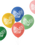Your a Star Retro 6pc Latex Balloon (Helium/Air Filled) - 13 Inches