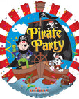 Pirates Party Round Balloon
