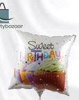 Sweet Birthday Treat Square Balloon