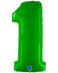 Number 1 Hot Lime Green (Helium)