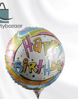 Happy Birthday Funky Round Balloon