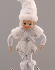 Premium 40 Cm White Silver Elf- 1 Pc