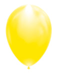 Yellow Led 5 Latex Balloon (Helium/Air Filled) - 10 Inches