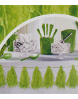Paper Tassel Garland Lime Green 10Ft- 1Pc