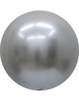 Bubble Chrome Silver (Helium) - 22 Inches