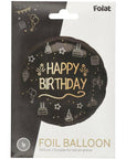 Happy Birthday Shinning Glam Round Balloon