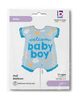 Baby Boy Onesie- 26 Inches (Helium)