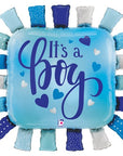 It's A Boy Taggie Square (Helium) - 34 Inches
