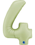 Number 4 Satin Olive Green (Helium)