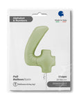 Number 4 Satin Olive Green (Helium)