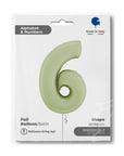 Number 6 Satin Olive Green (Helium)