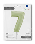 Number 7 Satin Olive Green (Helium)