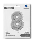 Number 8 Silver (Helium)