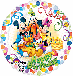 Mickey & Friends Party Round Balloon