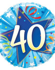 40 Shinning Star Blue Balloon