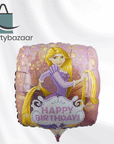 Rapunzel Happy Birthday Square Balloon