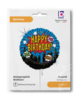Superhero Birthday Round Balloon