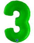 Number 3 Hot Lime Green (Helium)