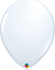 White Balloon (Helium/Air Filled) - 16 Inches