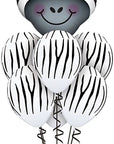 Zebra Stripes Latex Balloon (Helium/Air Filled) - 11 Inches