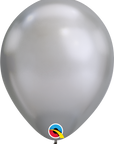 Chrome® Silver Latex Balloon (Air Filled) - 7 Inches