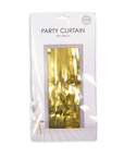Premium Party Curtain Foil Flame Retardant Gold 8ft*3ft - 1 Pc
