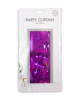 Premium Party Curtain Foil Flame Retardant Purple 8ft*3ft - 1 Pc