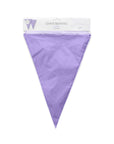 Premium Plastic Giant Bunting Lilac 30ft - 1 Pc