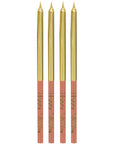 Premium Candles Golden Dusk- 16 Pc-15cm