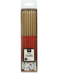 Premium Candles Golden Dusk- 16 Pc-15cm