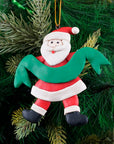 Personalised Santa Soft Ceramic Ornament- 1Pc