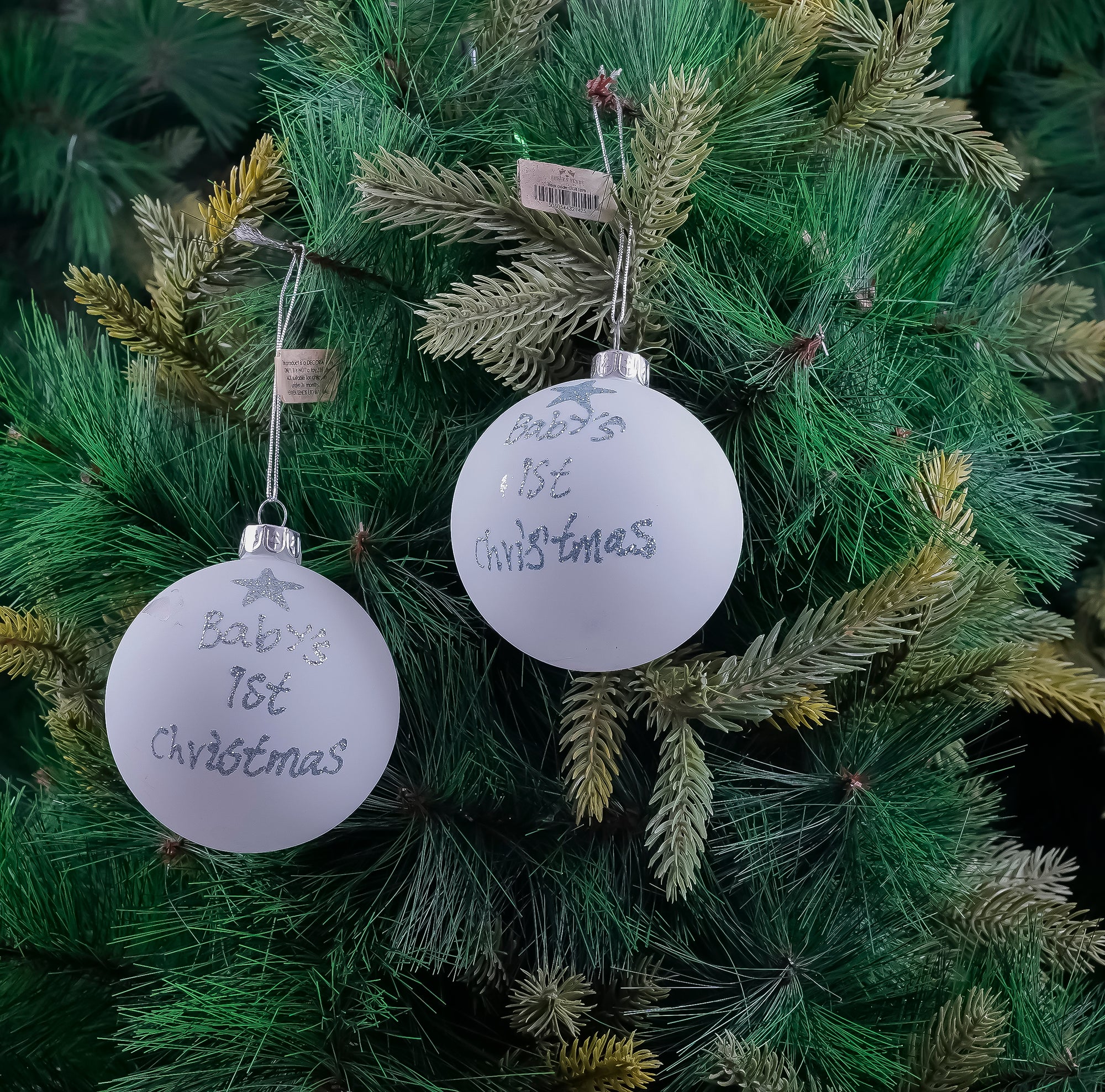 Baby Boy 1st Christmas Ornament- 1Pc
