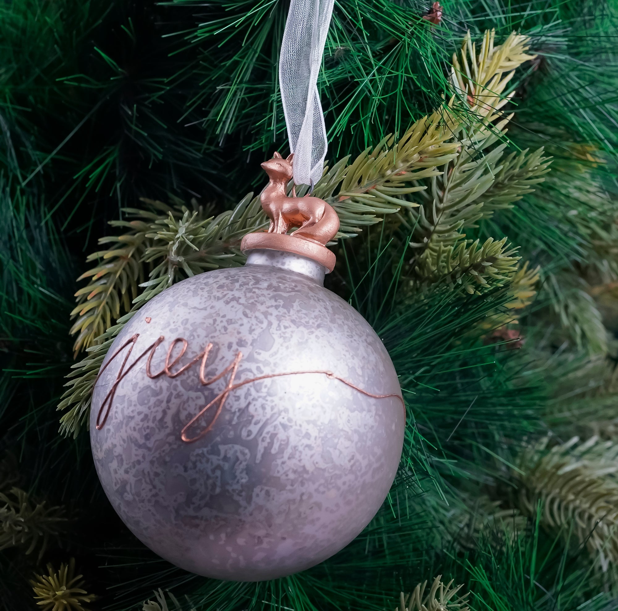 Luxe Assorted Live Life Joy Ornament- 3Pc