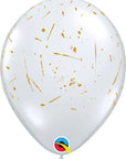 Transparent Paint Splatter Latex Balloon (Helium/Air Filled) - 11 Inches