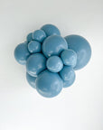 Blue Slate Latex Balloon (Air Filled) - 5 Inches