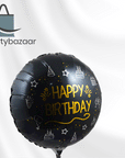 Happy Birthday Shinning Glam Round Balloon