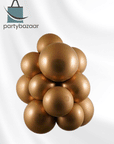 Chrome® Copper Latex Balloon (Helium/Air Filled) - 11 Inches