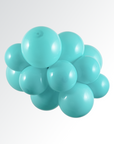 Caribbean Blue Latex Balloon (Helium/Air Filled) - 11 Inches