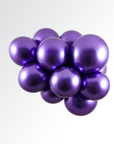 Chrome® Purple Latex Balloon (Helium/Air Filled) - 11 Inches