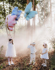 Foil Balloon Butterfly Blue 69x69 cm
