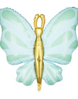 Foil Balloon Butterfly Mint 69x69 cm