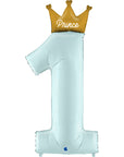 Happy 1st Birthday Prince's (Helium) - 46 Inches