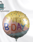 Funky Dots Birthday Round Balloon