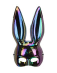 Bunny Mask Black 16.5x34cm, black